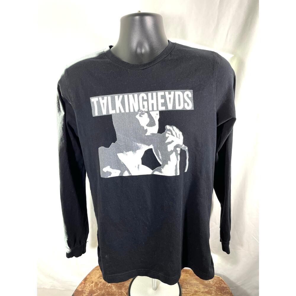 Talking Heads Long Sleeve Graphic Tee Black